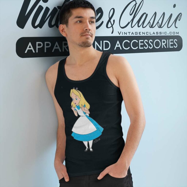 Alice In Wonderland Surprised Shirt Tank Top Racerback Alice In Wonderland Surprised Shirt Tank Top Racerback
