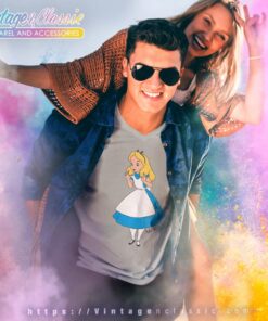 Alice In Wonderland Surprised Shirt V Neck TShirt
