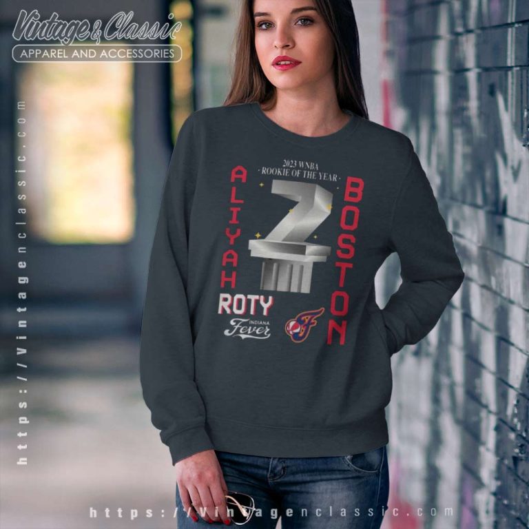 Aliyah Boston Indiana Fever 2023 Wnba Rookie Of The Year Sweatshirt Aliyah Boston Indiana Fever 2023 Wnba Rookie Of The Year Sweatshirt