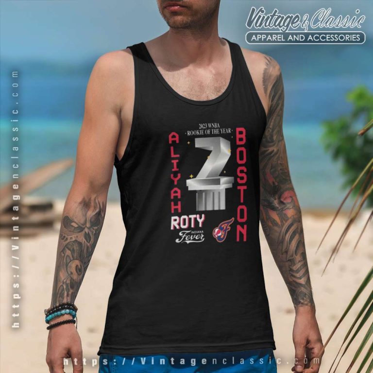 Aliyah Boston Indiana Fever 2023 Wnba Rookie Of The Year Tank Top Racerback Aliyah Boston Indiana Fever 2023 Wnba Rookie Of The Year Tank Top Racerback
