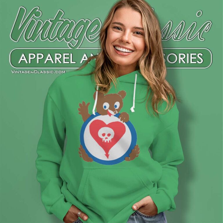 Alkaline Trio Bhe Bear Heartskull Hoodie 1 Alkaline Trio Bhe Bear Heartskull Hoodie 1
