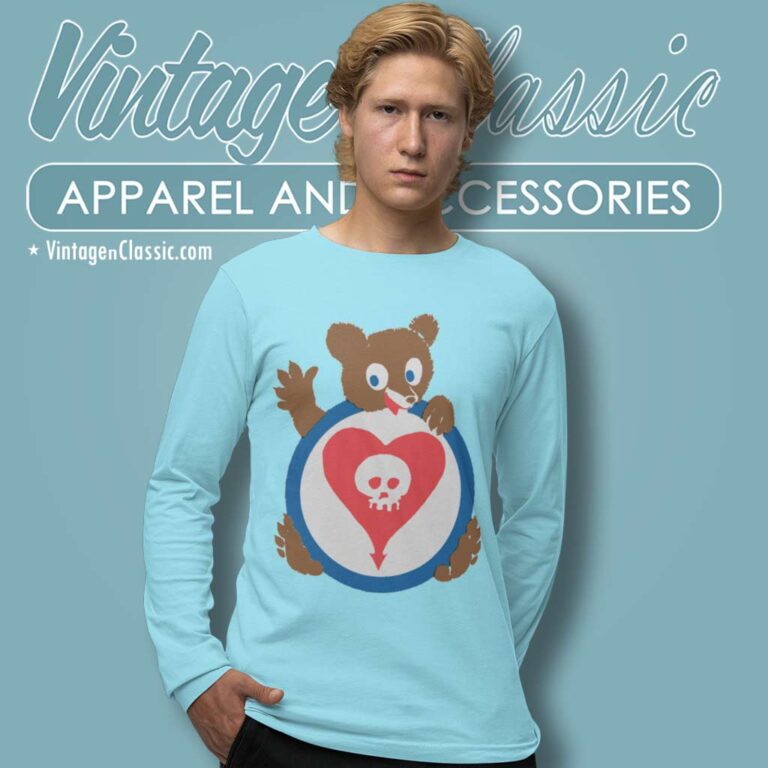 Alkaline Trio Bhe Bear Heartskull Long Sleeve Tee 1 Alkaline Trio Bhe Bear Heartskull Long Sleeve Tee 1
