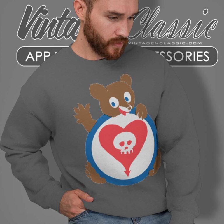 Alkaline Trio Bhe Bear Heartskull Sweatshirt 1 Alkaline Trio Bhe Bear Heartskull Sweatshirt 1
