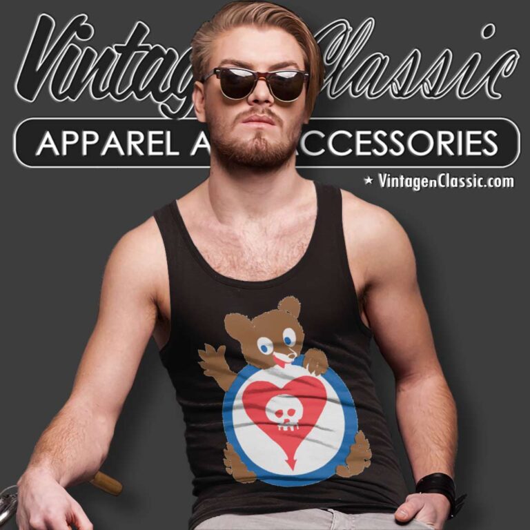 Alkaline Trio Bhe Bear Heartskull Tank Top Racerback 1 Alkaline Trio Bhe Bear Heartskull Tank Top Racerback 1