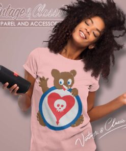 Alkaline Trio Bhe Bear Heartskull Women TShirt 1
