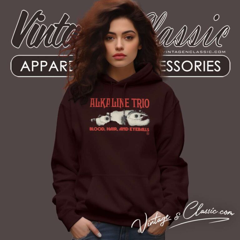 Alkaline Trio Blood Hair And Eyeballs Album Hoodie Alkaline Trio Blood Hair And Eyeballs Album Hoodie