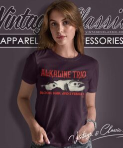 Alkaline Trio Blood Hair And Eyeballs Album Shirt 6 Alkaline Trio Blood Hair And Eyeballs Album Women TShirt