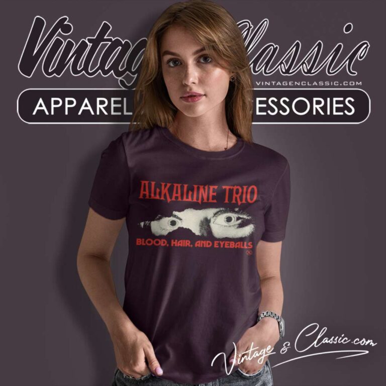 Alkaline Trio Blood Hair And Eyeballs Album Women TShirt Alkaline Trio Blood Hair And Eyeballs Album Women TShirt