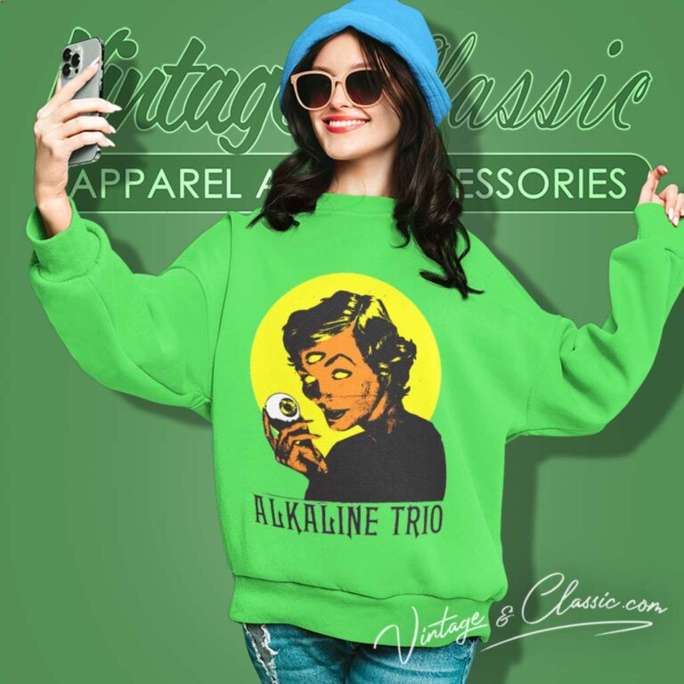 Alkaline Trio Girl 3 Eyes Sweatshirt Alkaline Trio Girl 3 Eyes Sweatshirt