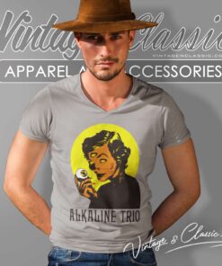 Alkaline Trio Girl 3 Eyes Shirt 4 Alkaline Trio Girl 3 Eyes V Neck TShirt