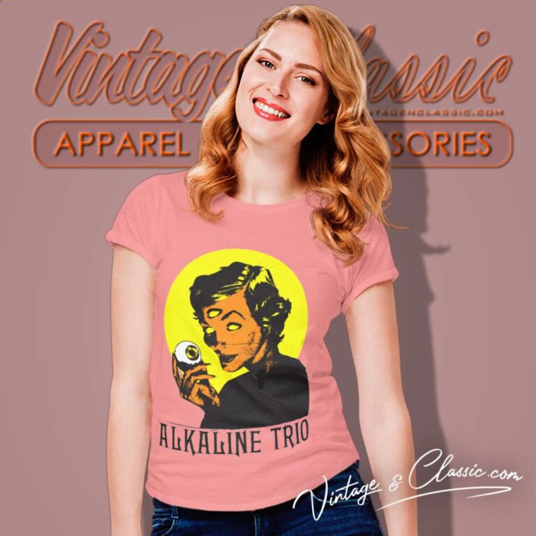 Alkaline Trio Girl 3 Eyes Women TShirt Alkaline Trio Girl 3 Eyes Women TShirt