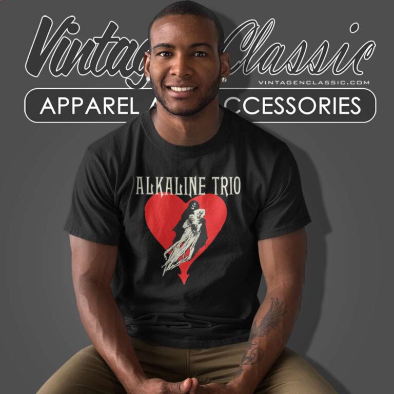 Alkaline Trio Heart Swept T Shirt Alkaline Trio Heart Swept T Shirt
