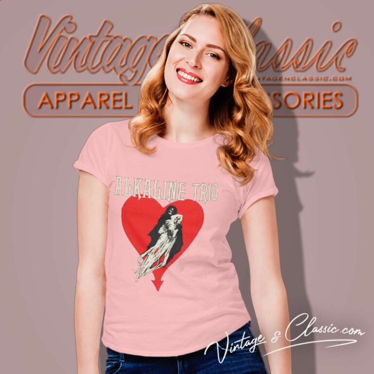 Alkaline Trio Heart Swept Women TShirt Alkaline Trio Heart Swept Women TShirt