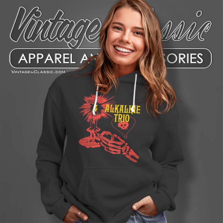 Alkaline Trio Skele Candle Hoodie Alkaline Trio Skele Candle Hoodie