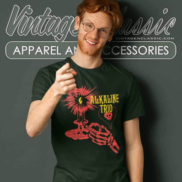 Alkaline Trio Skele Candle T Shirt Alkaline Trio Skele Candle T Shirt