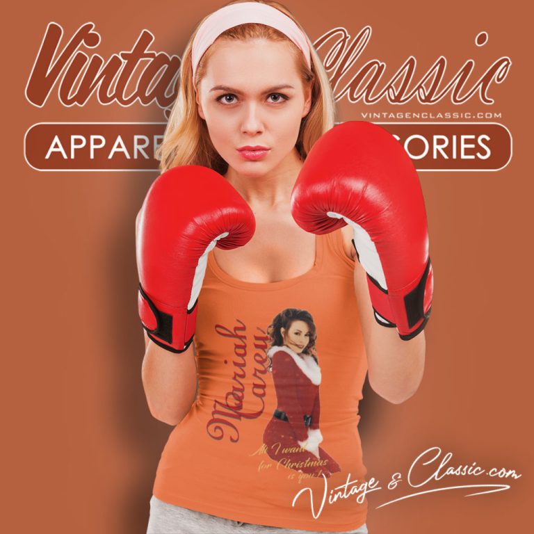 All I Want For Christmas Is Mariah Carey Tank Top Racerback All I Want For Christmas Is Mariah Carey Tank Top Racerback