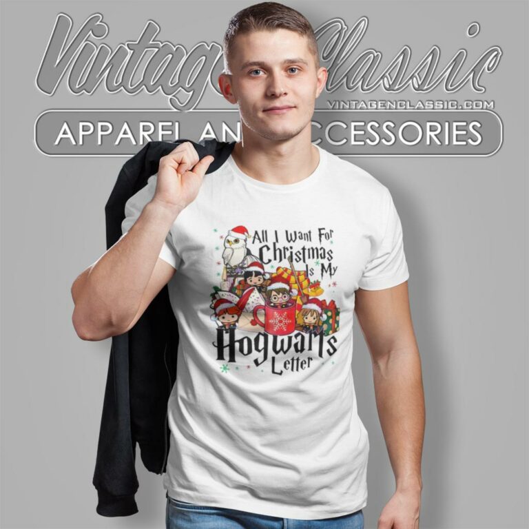 All I Want For Christmas Is My Hogwarts Letter T Shirt All I Want For Christmas Is My Hogwarts Letter T Shirt