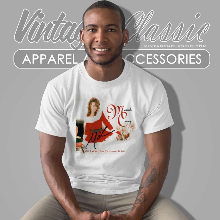 All I Want For Christmas Is You Shirt Mariah Carey Album Cover T Shirt All I Want For Christmas Is You Shirt Mariah Carey Album Cover T Shirt