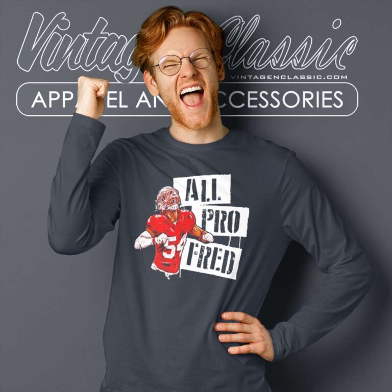 All Pro Fred Warner San Francisco 49ers Long Sleeve Tee All Pro Fred Warner San Francisco 49ers Long Sleeve Tee