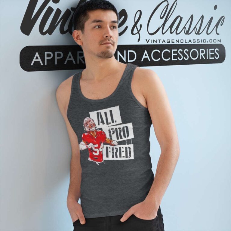 All Pro Fred Warner San Francisco 49ers Tank Top Racerback All Pro Fred Warner San Francisco 49ers Tank Top Racerback