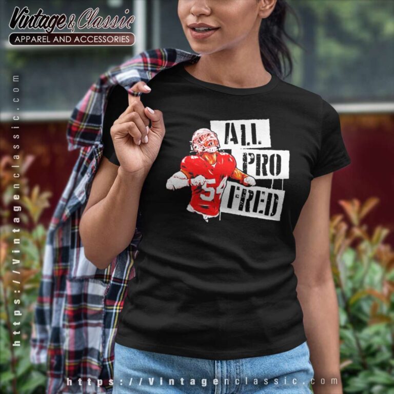 All Pro Fred Warner San Francisco 49ers Women TShirt All Pro Fred Warner San Francisco 49ers Women TShirt