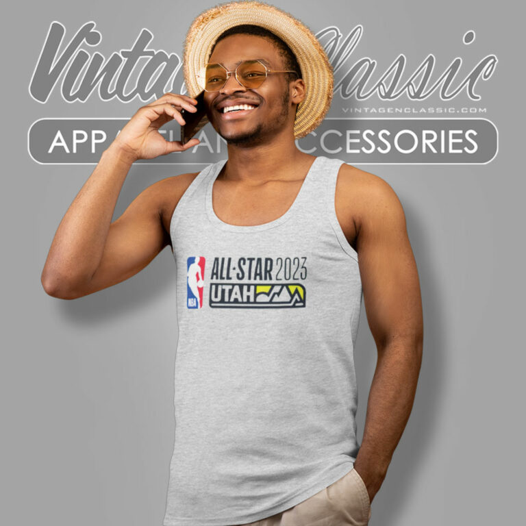 All Star 2023 Utah Jazz Tank Top Racerback All Star 2023 Utah Jazz Tank Top Racerback