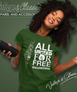 All United For Free Palestine Women TShirt