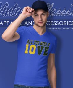 All You Need Is Jordan Love Green Bay Packers V Neck TShirt