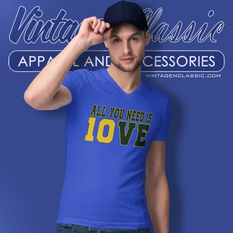 All You Need Is Jordan Love Green Bay Packers V Neck TShirt All You Need Is Jordan Love Green Bay Packers V Neck TShirt