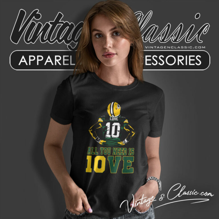 All You Need Is Jordan Love Packers Player Women T Shirt All You Need Is Jordan Love Packers Player Women T Shirt