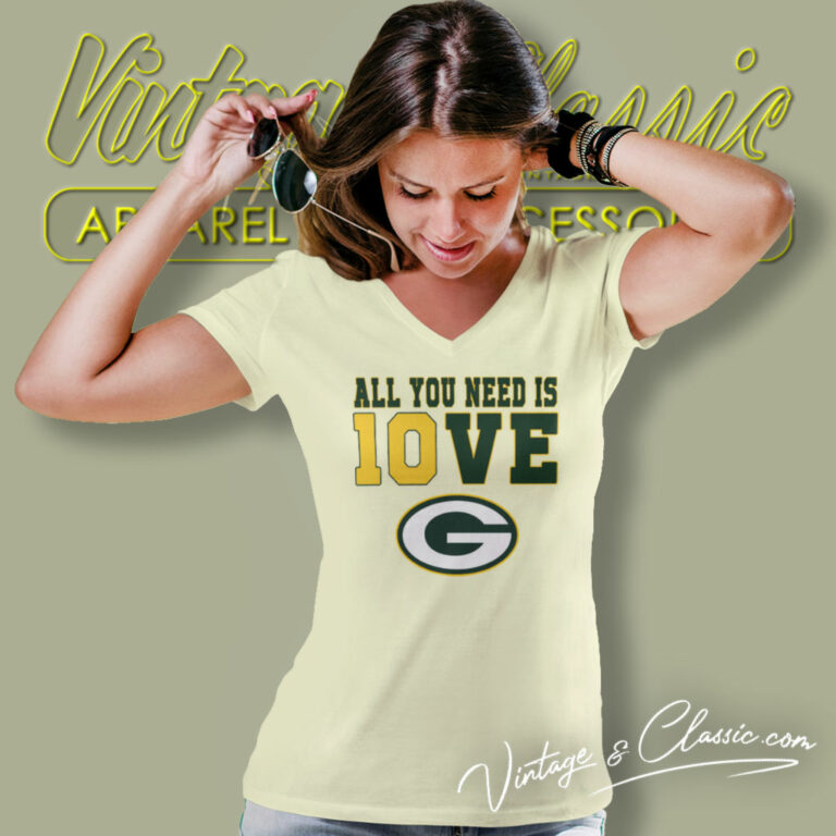All You Need Is Jordan Love Packers V Neck TShirt All You Need Is Jordan Love Packers V Neck TShirt