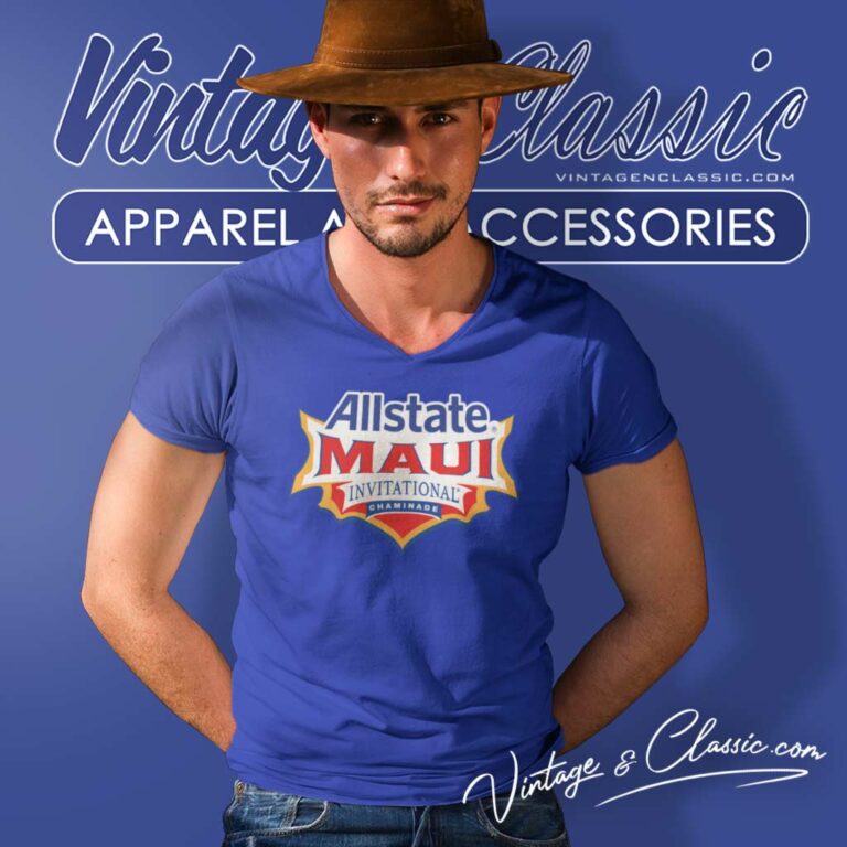 All state Maui Invitational Logo V Neck TShirt All state Maui Invitational Logo V Neck TShirt