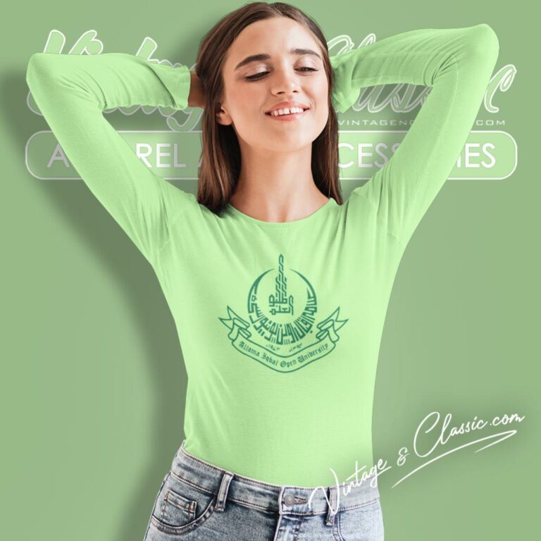 Allama Iqbal Open University Long Sleeve Tee Allama Iqbal Open University Long Sleeve Tee