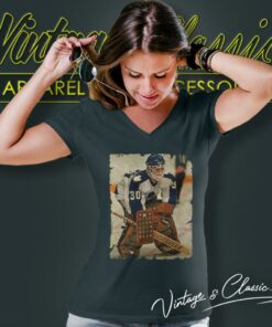 Allan Bester Shirt Toronto Maple Leafs Nhl 1990 V Neck TShirt