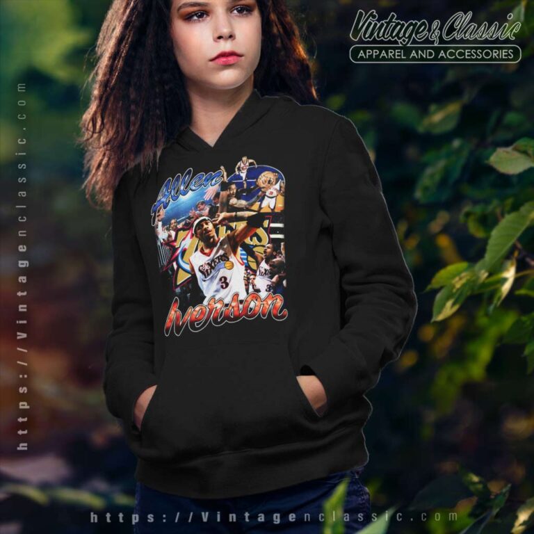 Allen Iverson Philadelphia 76ers Hoodie Allen Iverson Philadelphia 76ers Hoodie