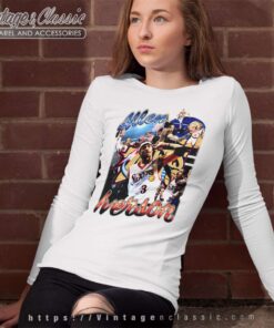 Allen Iverson Philadelphia 76ers Long Sleeve Tee