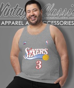 Allen Iverson Philadelphia 76ers Mitchell Ness Tank Top Racerback