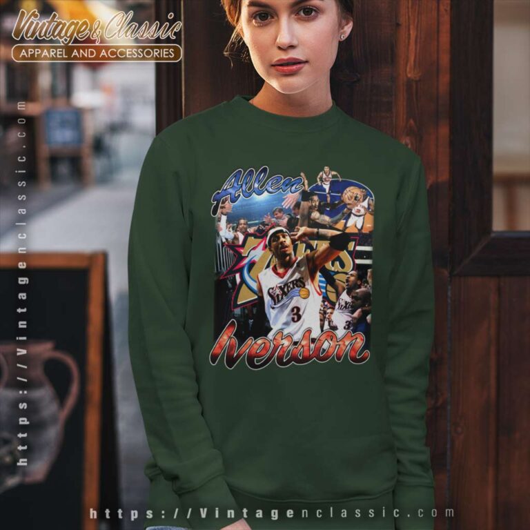 Allen Iverson Philadelphia 76ers Sweatshirt Allen Iverson Philadelphia 76ers Sweatshirt