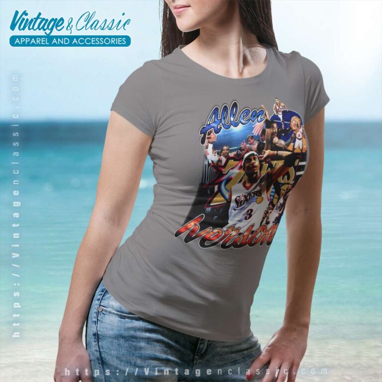 Allen Iverson Philadelphia 76ers Women TShirt Allen Iverson Philadelphia 76ers Women TShirt
