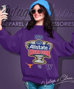 Allstate Sugar Bowl 2024 Texas Longhorns Vs Washington Huskies Matchup Sweatshirt