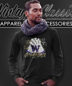 Allstate Sugar Bowl Washington Huskies Champions Gloves 2024 Long Sleeve Tee
