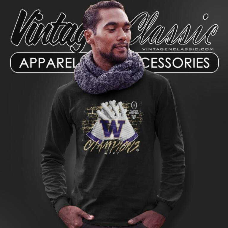Allstate Sugar Bowl Washington Huskies Champions Gloves 2024 Long Sleeve Tee Allstate Sugar Bowl Washington Huskies Champions Gloves 2024 Long Sleeve Tee