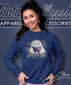 Allstate Sugar Bowl Washington Huskies Champions Gloves 2024 Sweatshirt