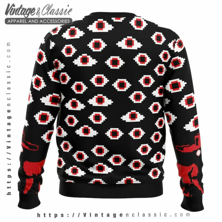 Alucard Eyes Hellsing Ugly Sweater back Ugly Christmas Sweater Alucard Eyes Hellsing Ugly Sweater back Ugly Christmas Sweater