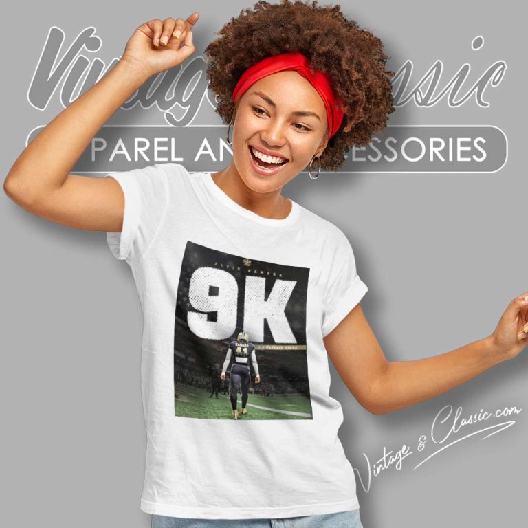 Alvin Kamara New Orleans Saints 9000 All Purpose Yards Women TShirt Alvin Kamara New Orleans Saints 9000 All Purpose Yards Women TShirt