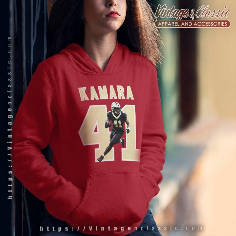 Alvin Kamara New Orleans Saints Highland Hoodie Alvin Kamara New Orleans Saints Highland Hoodie