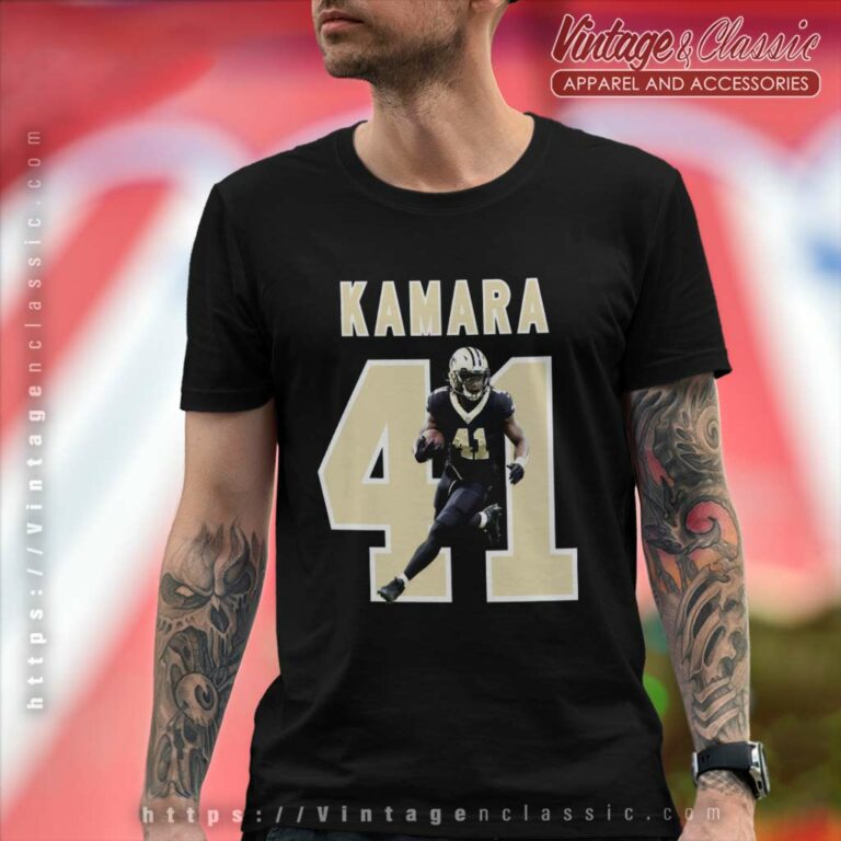 Alvin Kamara New Orleans Saints Highland T Shirt Alvin Kamara New Orleans Saints Highland T Shirt
