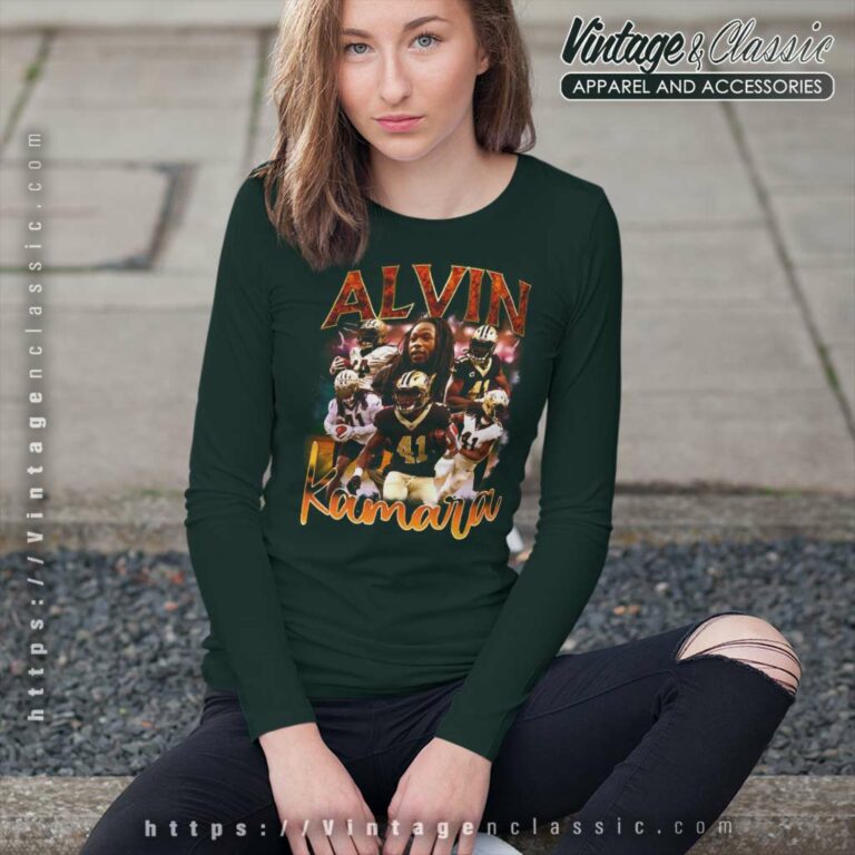 Alvin Kamara Vintage Long Sleeve Tee Alvin Kamara Vintage Long Sleeve Tee