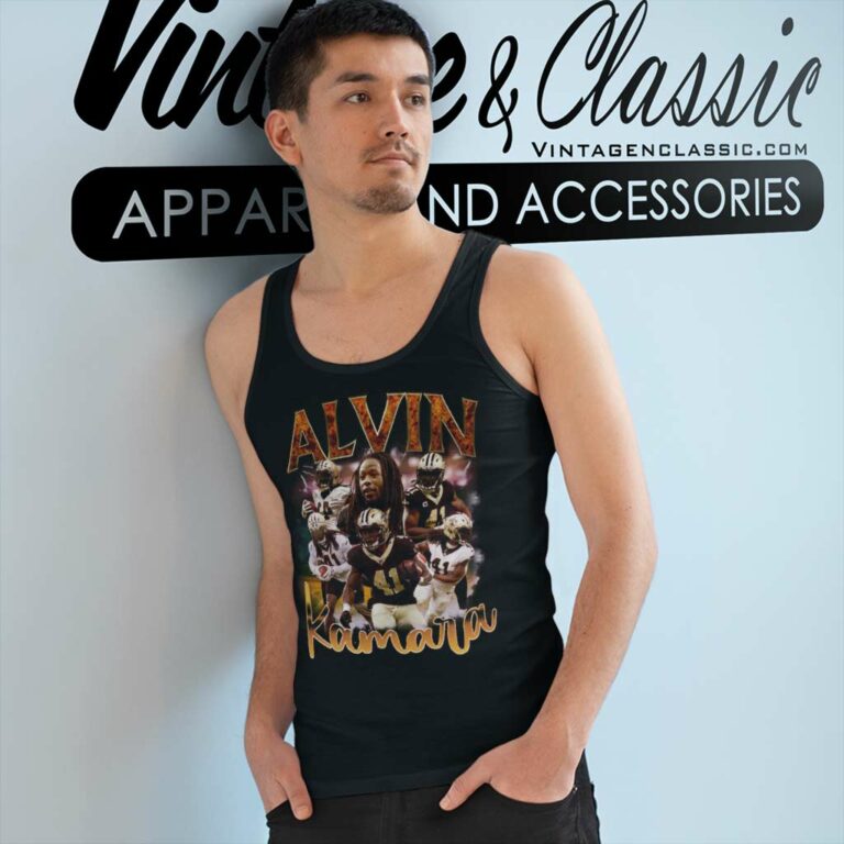 Alvin Kamara Vintage Tank Top Racerback Alvin Kamara Vintage Tank Top Racerback