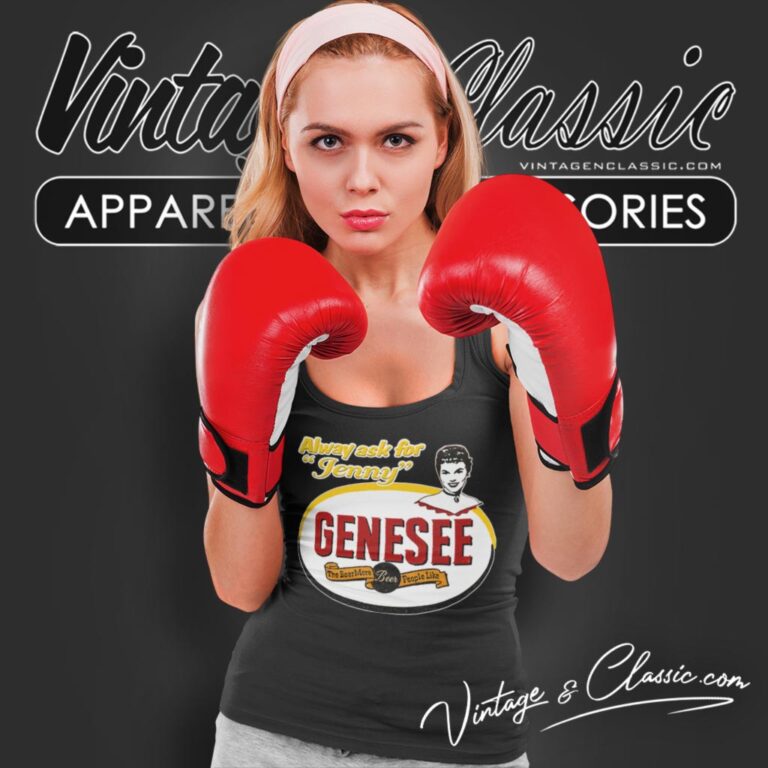 Always Ask For A Jenny Genesee Beer Tank Top Racerback Always Ask For A Jenny Genesee Beer Tank Top Racerback